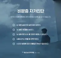 BGN 밝은눈안과 비문증 자가진단 안내 카드뉴스