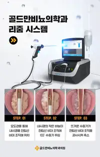 골드만비뇨의학과 리줌 시스템 시술 과정 안내 비뇨기질환 콘텐츠