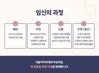 서울IVF여성의원 임신의 과정 안내 콘텐츠